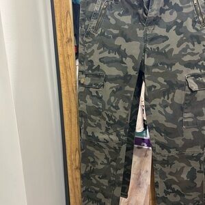 Ashley Mason Olive Camouflage Pants